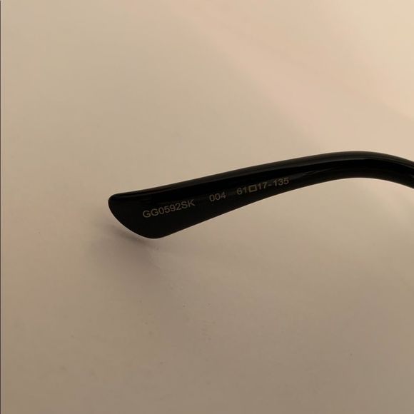 GUCCI GG0592SK Red Frame Gradient Light Red Oversized Sunglasses. - Picture 7 of 10